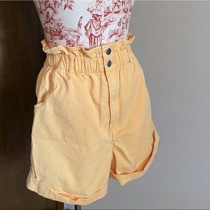 Paperbag waist shorts